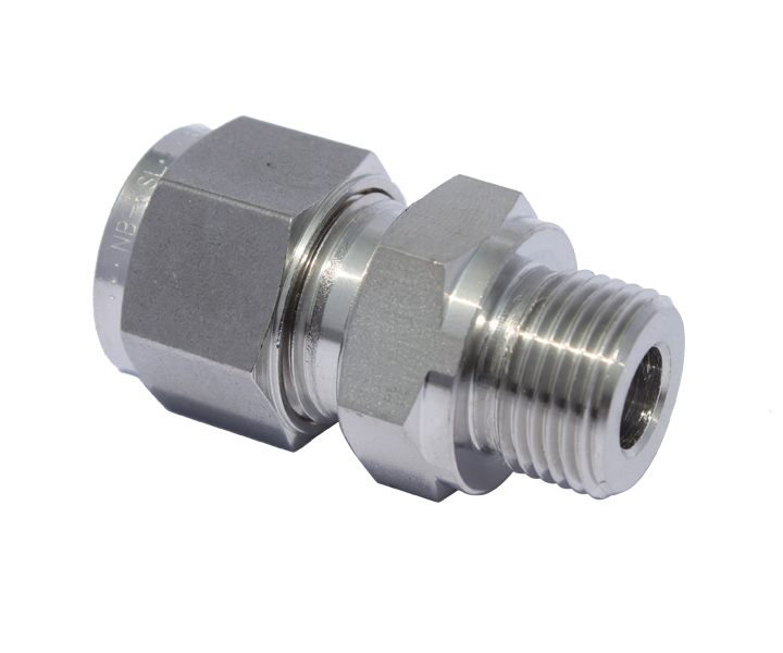 阳螺纹卡套接头